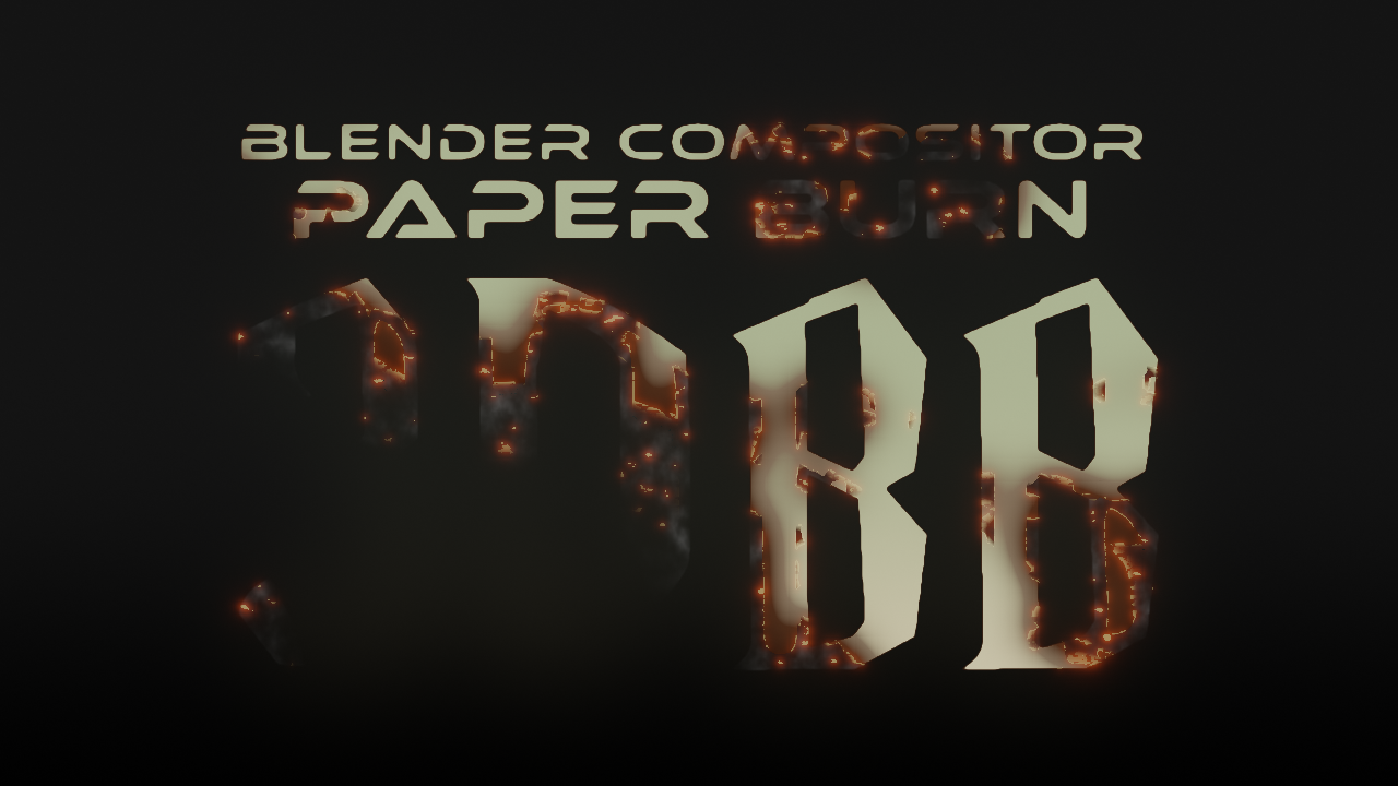 Compositor Nodes 3dbb Paper-Burn preview image 3